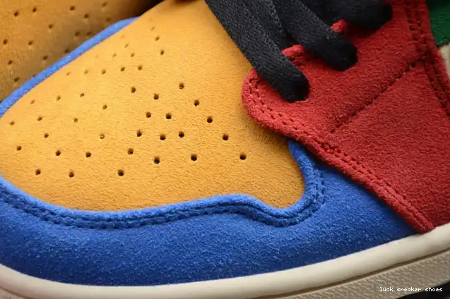 Reps LUCY Fearless Great Air Jordan Blue 1 the SE Mid CU2805-100 0406